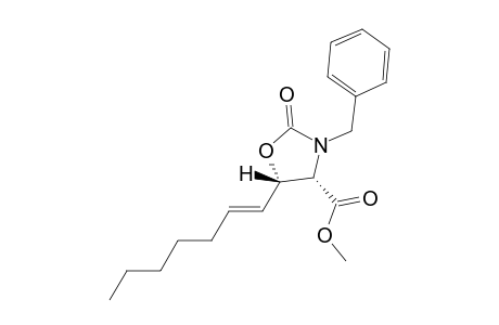(-)-(E,4S,5S)-3-Benzyl-5-(1-heptenyl)-4-methoxycarbonyloxazolidin-2-one