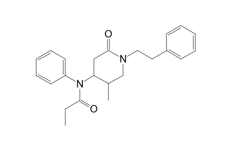 N-(2-keto-5-methyl-1-phenethyl-4-piperidyl)-N-phenyl-propionamide