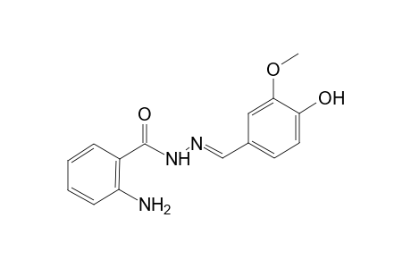 anthranilic acid, vanillylidenehydrazide