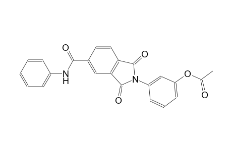 1H-isoindole-5-carboxamide, 2-[3-(acetyloxy)phenyl]-2,3-dihydro-1,3-dioxo-N-phenyl-