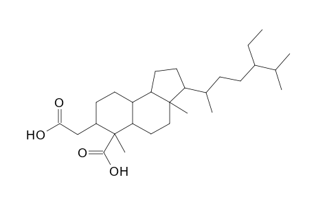 A-Nor-1,2-secostigmastane-1,2-dioic acid, (5.alpha.)-