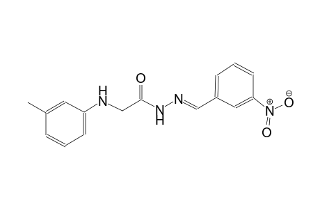 N'-[(E)-(3-nitrophenyl)methylidene]-2-(3-toluidino)acetohydrazide