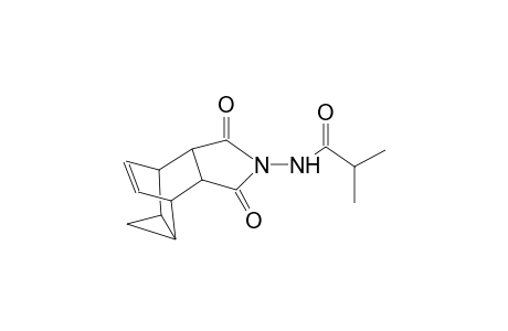 N-(3,5-dioxo-4-azatetracyclo[5.3.2.0~2,6~.0~8,10~]dodec-11-en-4-yl)-2-methylpropanamide