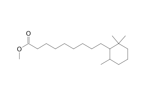 Cyclohexanenonanoic acid, 2,2,6-trimethyl-, methyl ester