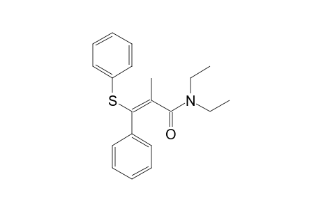 2-METHYL-3-PHENYL-3-(PHENYLTHIO)-2-PROPENOIC-ACID-DIETHYLAMIDE