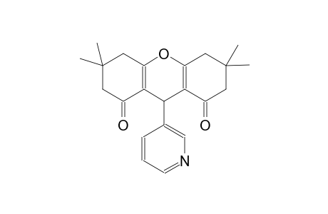 3,3,6,6-tetramethyl-9-(3-pyridinyl)-3,4,5,6,7,9-hexahydro-1H-xanthene-1,8(2H)-dione