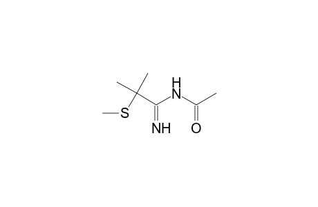 N-Acetylamino-2-methyl-2-methylthiopropanimine
