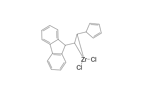 [1-(n-fluorenyl-2-(n-cyclopentadienyl)-ethane]zirconium dichloride