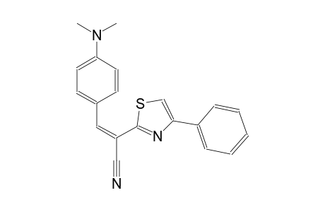 2-thiazoleacetonitrile, alpha-[[4-(dimethylamino)phenyl]methylene]-4-phenyl-