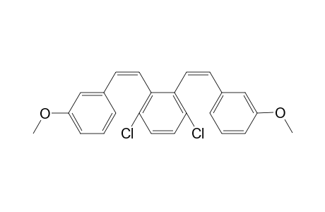 3,3'-((1Z,1'Z)-(3,6-dichloro-1,2-phenylene)bis(ethene-2,1-diyl))bis(methoxybenzene)
