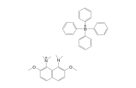 2,7-DIMETHOXY-1,8-BIS-(DIMETHYLAMINO)-NAPHTHALENE-TETRAPHENYLBORATE