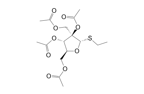 ETHYL-2-C-ACETOXYMETHYL-2,3,5-TRI-O-ACETYL-1-THIO-ALPHA-D/BETA-L-RIBOFURANOSIDE