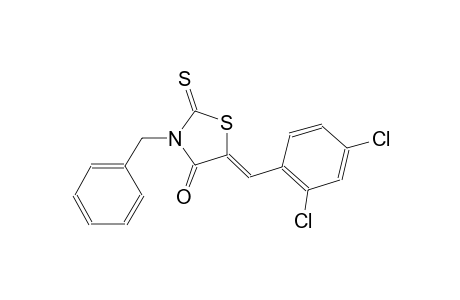 (5Z)-3-benzyl-5-(2,4-dichlorobenzylidene)-2-thioxo-1,3-thiazolidin-4-one