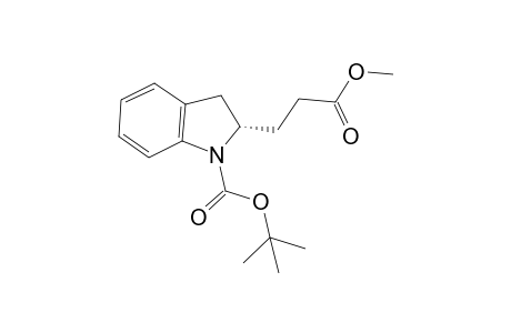 (S)-2-(2-Methoxycarbonyl-ethyl)-2,3-dihydro-indole-1-carboxylic acid tert-butyl ester
