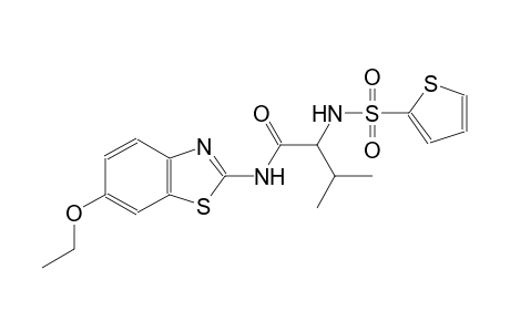 N-(6-ethoxy-1,3-benzothiazol-2-yl)-3-methyl-2-[(2-thienylsulfonyl)amino]butanamide