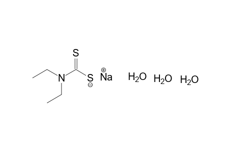 diethyldithiocarbamic acid, sodium salt, trihydrate