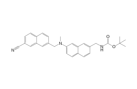 7-{7-(t-Butoxycarbonyl)aminomethyl-2-naphthylmethylaminomethyl}naphthalene-2-carbonitrile