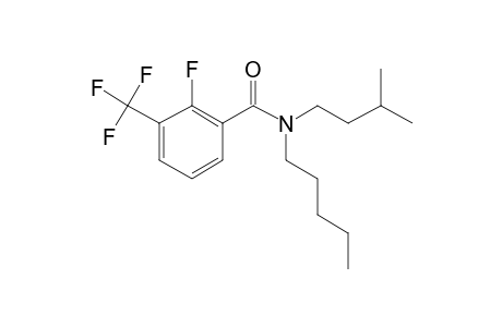 Benzamide, 2-fluoro-3-trifluoromethyl-N-pentyl-N-3-methylbutyl-