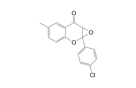 1a,7a-Dihydro-5-methyl-1a-(4-chlorophenyl)-7H-oxireno[b][1]benzopyran-7-one