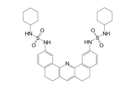 2,12-Cyclohexylsulfamoylamine-5,6,8,9-tetrahydrodibenz[c,h]acridine