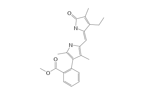 3-ETHYL-8-(ORTHO-METHOXYCARBOXYPHENYL)-2,7,9-TRIMETHYL-1,10-DIHYDRO-11H-DIPYRRIN-1-ONE