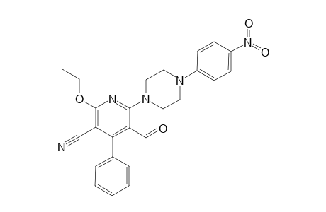 3-Cyano-2-ethoxy-5-formyl-6-[N-4-(4-nitrophenyl)piperazinyl]-4-phenylpyridine