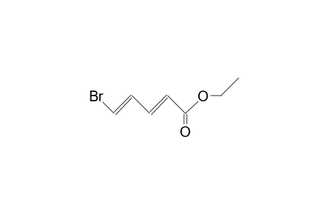 5-Bromo-penta-2E,4E-dienoic acid, ethyl ester