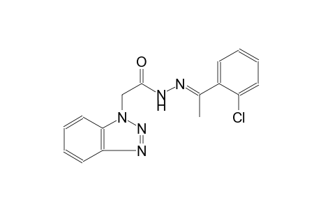 2-(1H-1,2,3-benzotriazol-1-yl)-N'-[(E)-1-(2-chlorophenyl)ethylidene]acetohydrazide