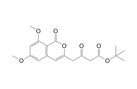 3-keto-4-(1-keto-6,8-dimethoxy-isochromen-3-yl)butyric acid tert-butyl ester