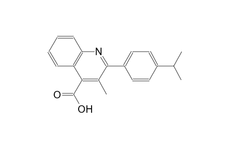 2-(4-isopropylphenyl)-3-methyl-4-quinolinecarboxylic acid