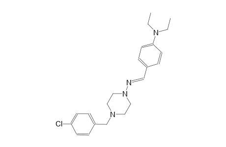 1-piperazinamine, 4-[(4-chlorophenyl)methyl]-N-[(E)-[4-(diethylamino)phenyl]methylidene]-
