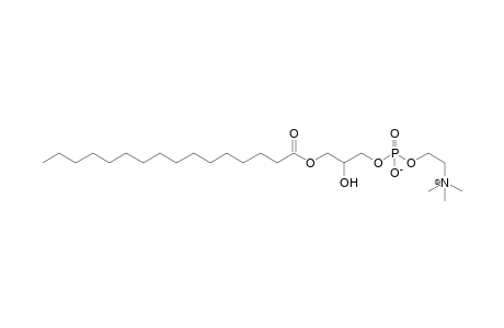 2-[(3-hexadecanoyloxy-2-hydroxy-propoxy)-hydroxy-phosphoryl]oxyethyl-trimethyl-ammonium
