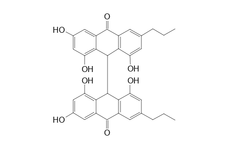 {9,9'-bis[(2-propyl-4,5,7-trihydroxy-9,10-dihydro-10-oxo)anthracene]