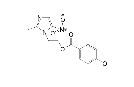 2-(2-Methyl-5-nitro-1H-imidazol-1-yl)ethyl 4-methoxybenzoate