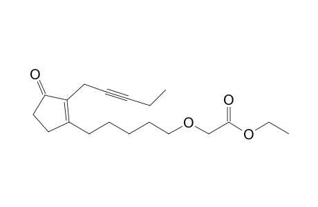 [5-(3-Oxo-2-pent-2-ynylcyclopent-1-enyl)pentyloxy]acetic acid ethyl ester