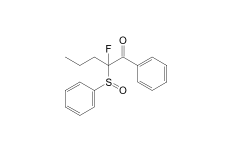 2-Fluoro-1-phenyl-2-(phenylsulfinyl)-1-pentanone