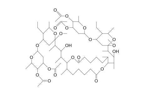 3'',3''',4'',4'''-Tetra-O-acetyl-11,11'-di-O-methyl-octahydro-elaiophylin