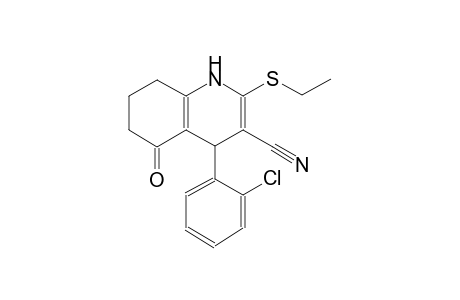 4-(2-Chloro-phenyl)-2-ethylsulfanyl-5-oxo-1,4,5,6,7,8-hexahydro-quinoline-3-carbonitrile