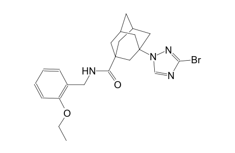 3-(3-bromo-1H-1,2,4-triazol-1-yl)-N-(2-ethoxybenzyl)-1-adamantanecarboxamide
