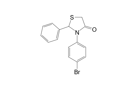3-(4-bromophenyl)-2-phenyl-1,3-thiazolidin-4-one