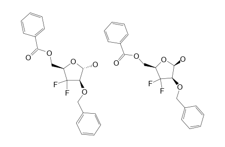2-O-BENZYL-5-O-BENZOYL-3-DEOXY-3,3-DIFLUORO-D-ARABINOFURANOSE