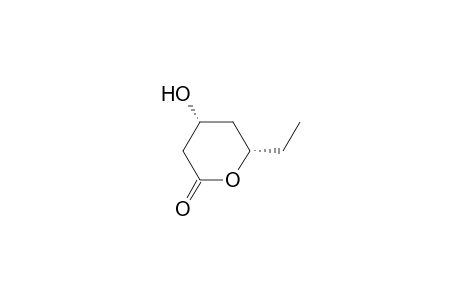 (cis)-6-ethyl-4-hydroxy-1-oxacyclohexan-2-one