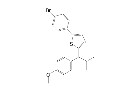 2-(4-bromophenyl)-5-(1-(4-methoxyphenyl)-2-methylpropyl)thiophene