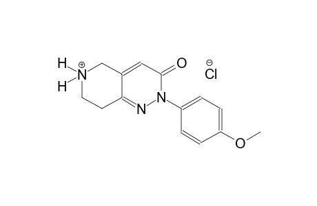 pyrido[4,3-c]pyridazinium, 2,3,5,6,7,8-hexahydro-2-(4-methoxyphenyl)-3-oxo-, chloride