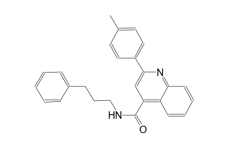 4-quinolinecarboxamide, 2-(4-methylphenyl)-N-(3-phenylpropyl)-