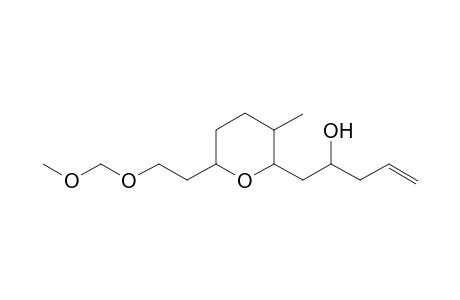 1-[6-(2-Methoxymethoxyethyl)-3-methyltetrahydropyran-2-yl)pent-4-en-2-ol