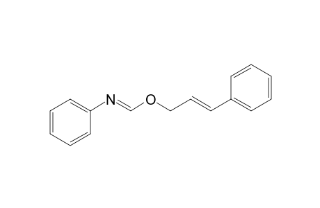 Cinnamyl N-phenylformimidate