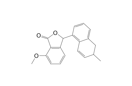 1(3H)-Isobenzofuranone, 3-(5,6-dihydro-6-methyl-1-naphthalenyl)-7-methoxy-