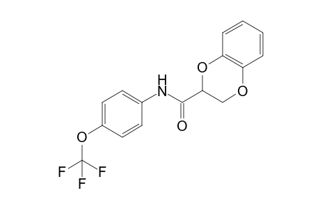 1,4-Benzodioxin-2-carboxamide, 2,3-dihydro-N-[4-(trifluoromethoxy)phenyl]-