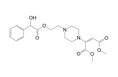 1-[2-(2-Hydroxy-2-phenylacetoyloxyl)eth-1-yl]-4-[(E)-1,2-(dimethoxycarbonyl)ethen-1-yl]piperazine